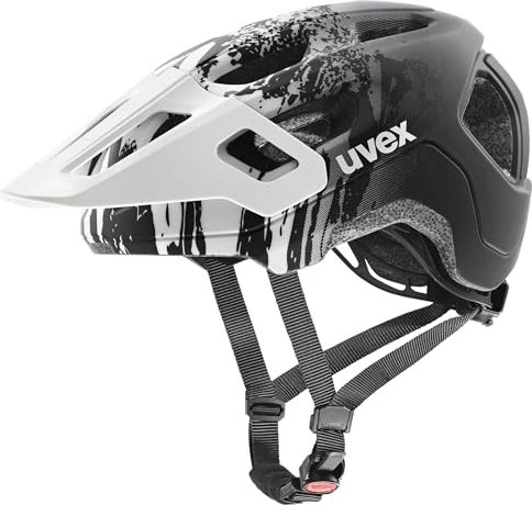 UVEX React Kinderhelm schwarz/weiß
