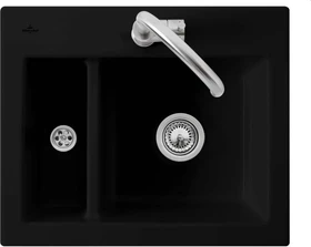 Villeroy & Boch Subway 620x510mm Einbau Becken reversibel ebony