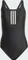 adidas 3-Streifen Rubber Graphic Badeanzug schwarz (Damen) Vorschaubild