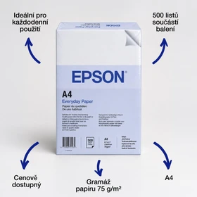 Epson Everyday Paper Universalpapier weiß, A4, 75g/m², 500 Blatt