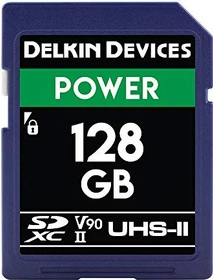 Delkin Power 2000X R300/W250 128GB, UHS-II U3, Class 10