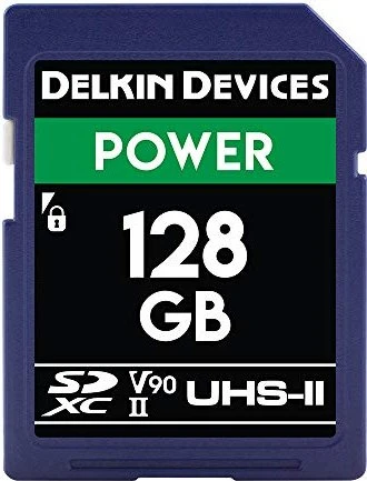 Delkin Power 2000X R300/W250 128GB, UHS-II U3, Class 10