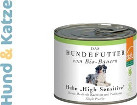 defu High Sensitiv Huhn getreidefrei Adult Hundefutter, 2.40kg (12x 200g)
