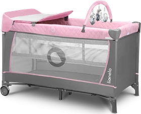 Lionelo Flower 2in1 Reisebett flamingo