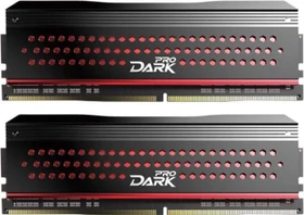 TeamGroup Dark Pro rot UDIMM 16GB Kit, DDR4-3200, CL14-14-14-31