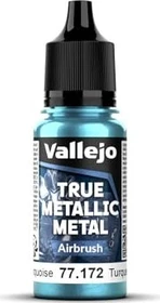 Vallejo True Metallic Metal Airbrush hydra turquoise, 18ml