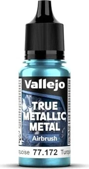 Vallejo True Metallic Metal Airbrush hydra turquoise, 18ml