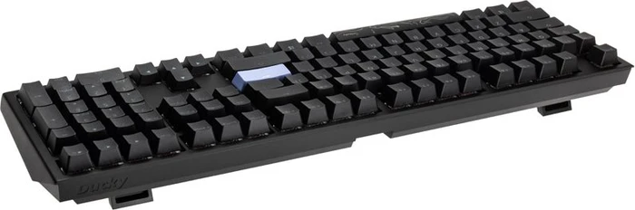 Ducky Shine 7 PBT, LEDs RGB, Blackout Edition, schwarz, MX SILENT RGB RED, USB, US