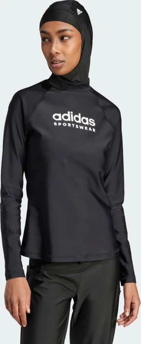 adidas Rashguard Funktionsshirt langarm schwarz (Damen)