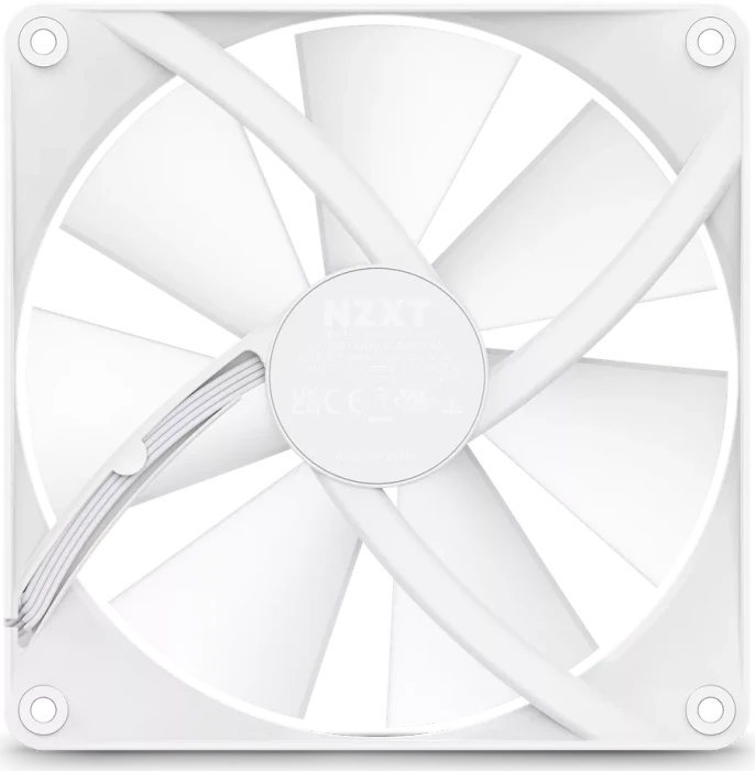 NZXT F Series F140 RGB Core, Matte White, weiß, 140mm