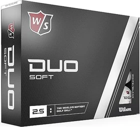 Wilson DUO Soft Golfbälle weiß, 12 Stück