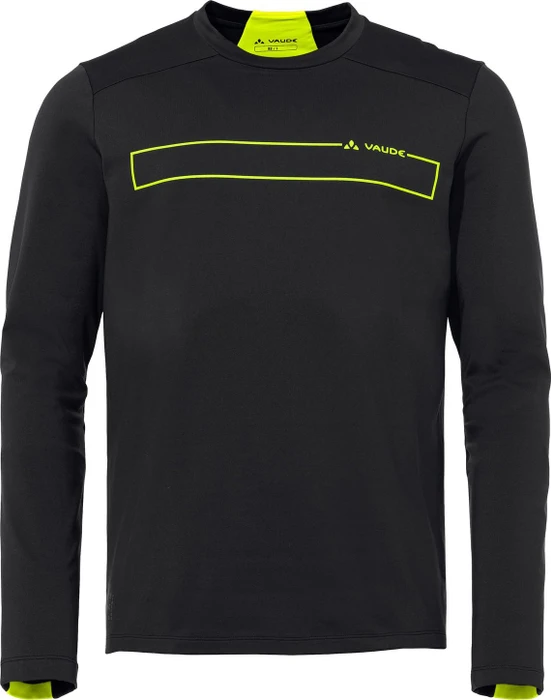 Vaude Qimsa Trikot langarm schwarz (Herren)