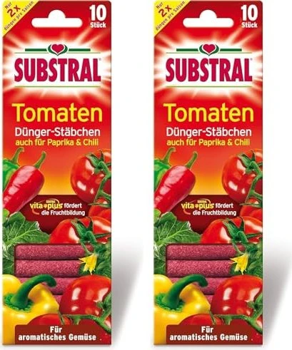 Evergreen Garden Care Substral Dünger-Stäbchen für Tomaten, 10 Stück