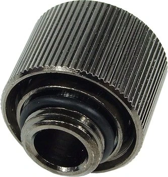 Aquatuning Schlauchanschluss, G1/4" auf 16/10mm, schwarz vernickelt
