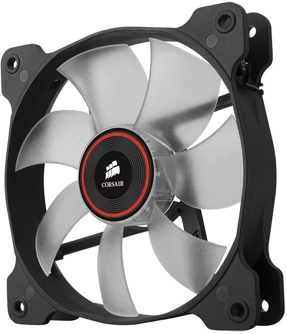 Corsair Air Series SP120 LED Red High Static Pressure, 120mm, 2er-Pack