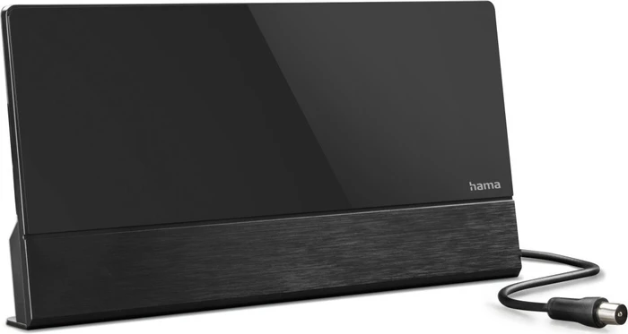 Hama DVB-T/DVB-T2-Zimmerantenne, Performance 55, flach, aktiv, schwarz