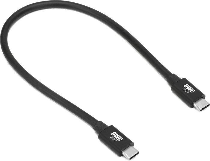 OWC Thunderbolt 5 Kabel, 240W, schwarz, 0.3m (verschiedene Markenbezeichnungen)
