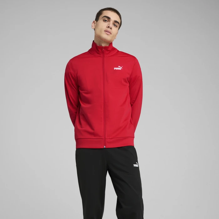 Puma Essentials Poly Trainingsanzug for all time red (Herren)