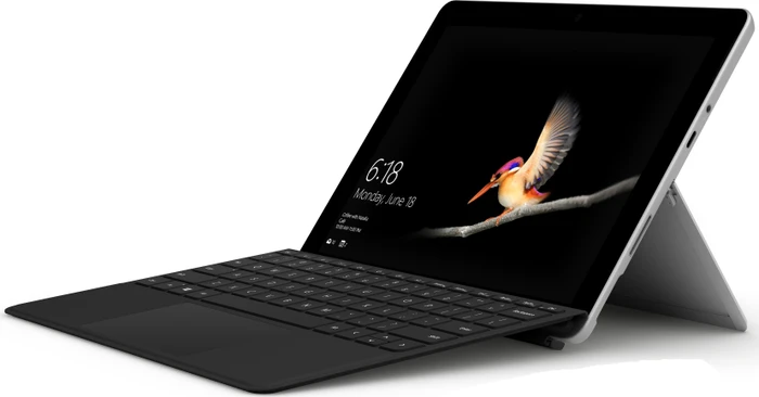 Microsoft Surface Go, schwarz, Pentium Gold 4415Y, 4GB RAM, 64GB, Type Cover schwarz