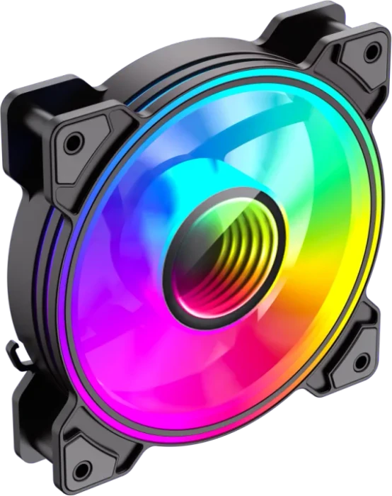 GameMax Dual Ring Infinity, schwarz, 120mm