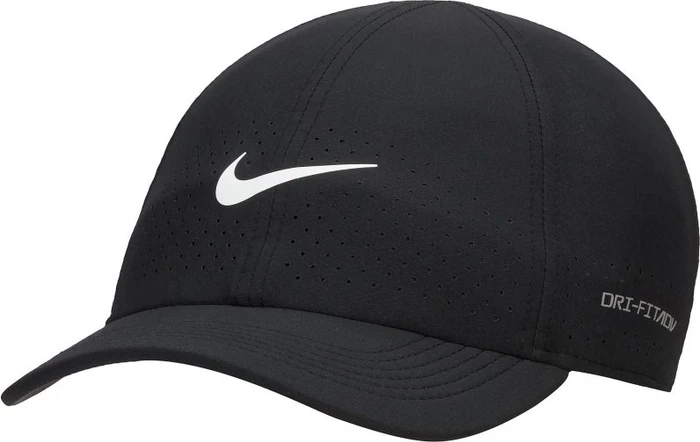 Nike Dri-FIT ADV Club unstrukturierte Tennis Kappe schwarz/weiß
