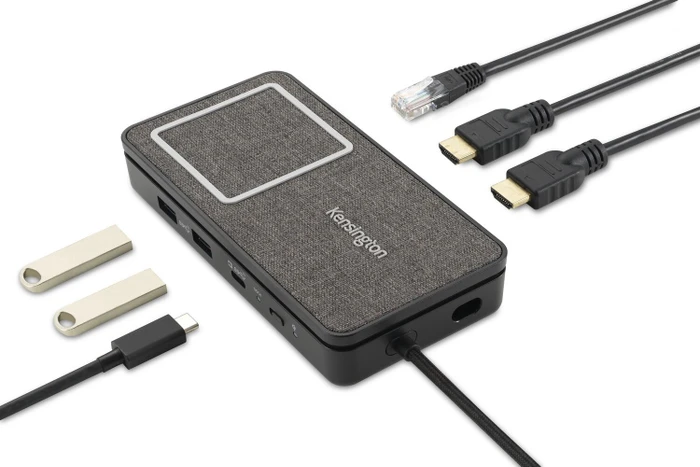 Kensington SD1700P Mobile USB-C Duale Dockingstation, USB-C 3.1 [Stecker]