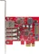 StarTech LAN-Adapter, USB-Hub, 3x USB-A 3.0, RJ-45, PCIe 2.0 x1 Vorschaubild