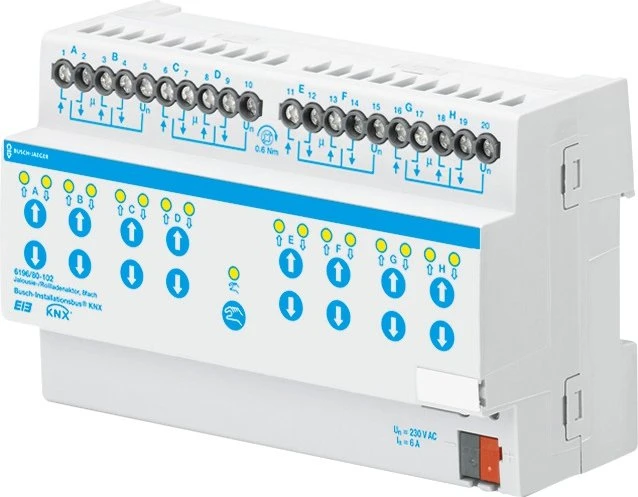 Busch-Jaeger Jalousieaktor 8-fach, 6A, 8TE REG, Schaltaktor