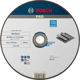 Bosch Professional A30SBF Expert for Metal Trennscheibe, 230x3x22.23mm, 1 Stück