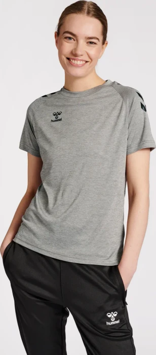 hummel Core XK Funktionsshirt kurzarm grey melange (Damen)