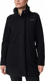 Columbia Panorama Long Sherpa Fleece Jacke schwarz (Damen)