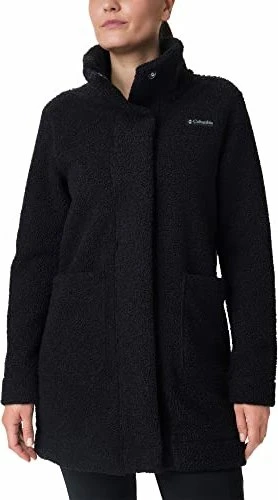 Columbia Panorama Long Sherpa Fleece Jacke schwarz (Damen)