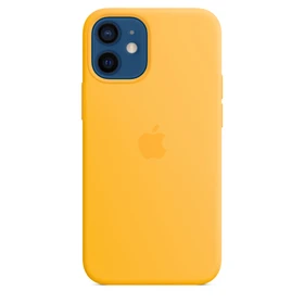Apple Silikon Case mit MagSafe für iPhone 12 Mini Sonnenblume