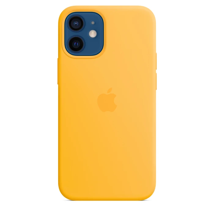 Apple Silikon Case mit MagSafe für iPhone 12 Mini Sonnenblume