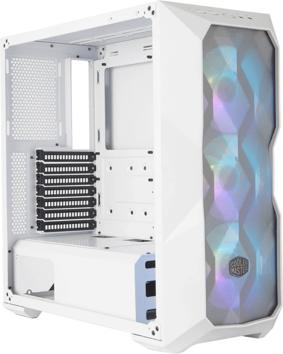 Cooler Master MasterBox TD500 Mesh ARGB, weiß, Glasfenster