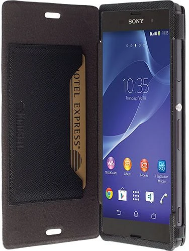 Krusell Malmö FlipCase Stand für Sony Xperia Z3 schwarz