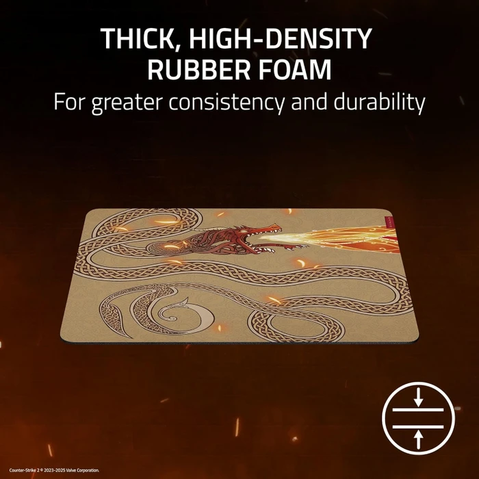Razer Gigantus V2 Large, 450x400mm, Counter-Strike 2 Dragon Lore Edition