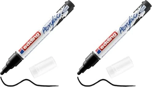 edding 5100 Acrylmarker medium schwarz