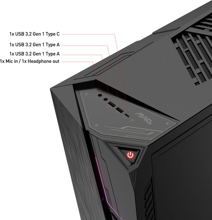 MSI MAG Codex 5 10th 10TG-266MYS, Core i5-10400, 16GB RAM, 512GB SSD, GeForce RTX 3060 Ti