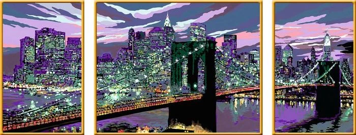 Ravensburger Malen nach Zahlen Skyline von New York