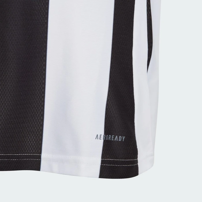 adidas Striped 24 Trikot kurzarm weiß/schwarz (Junior)