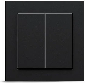 Senic Friends Of Hue Smart Switch, Tasten mit Wippe, 2-fach, schwarz matt