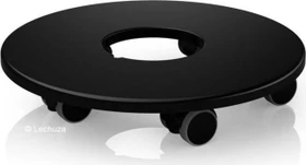 Lechuza Rolluntersetzer Blumentopfuntersetzer rund 37cm schwarz
