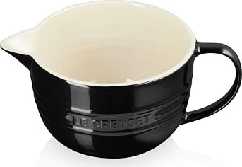 Le Creuset Rührschüssel mit Henkel 2l schwarz glänzend