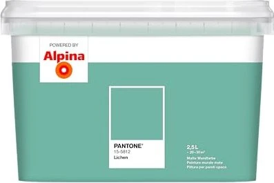 Alpina Farben Pantone Innenfarbe 15-5812 lichen, 2.5l