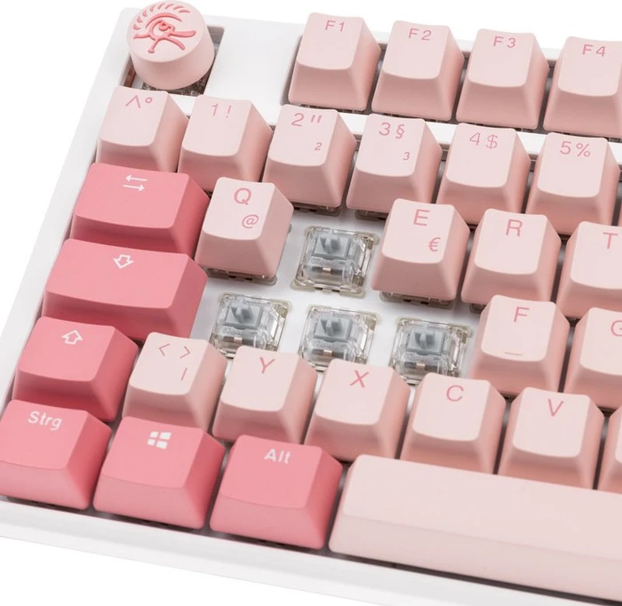 Ducky One 3, Gossamer Pink, MX SPEED Silver, USB, DE