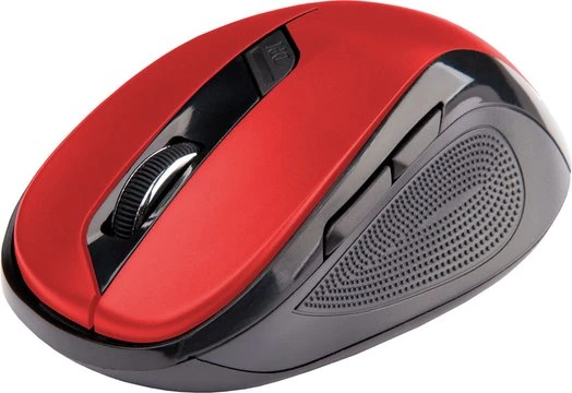 C-Tech WLM-02R Wireless Office Mouse rot/schwarz, USB