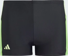 adidas Colourblock 3-Streifen Badehose black/green night/lucid lime (Junior)