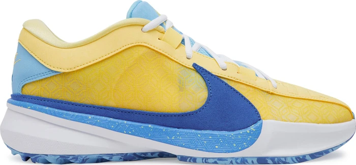 Nike Freak 5 soft yellow/white/light laser orange/light photo blue