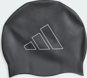 adidas Logo Badekappe schwarz/weiß